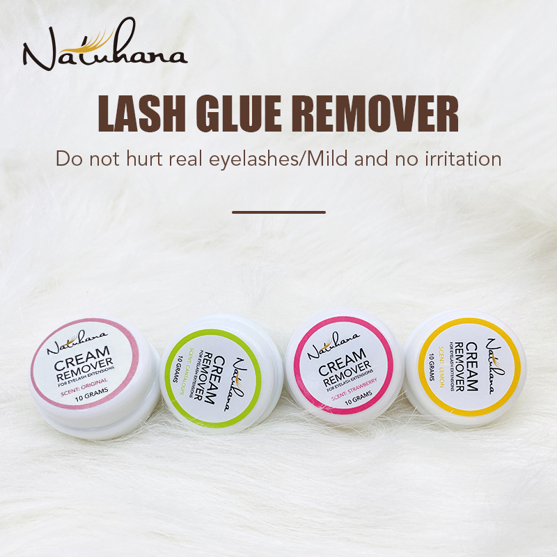 Eyelash Extension Remover Gel - NATUHANA Crema Professionale per Rimozione Colla