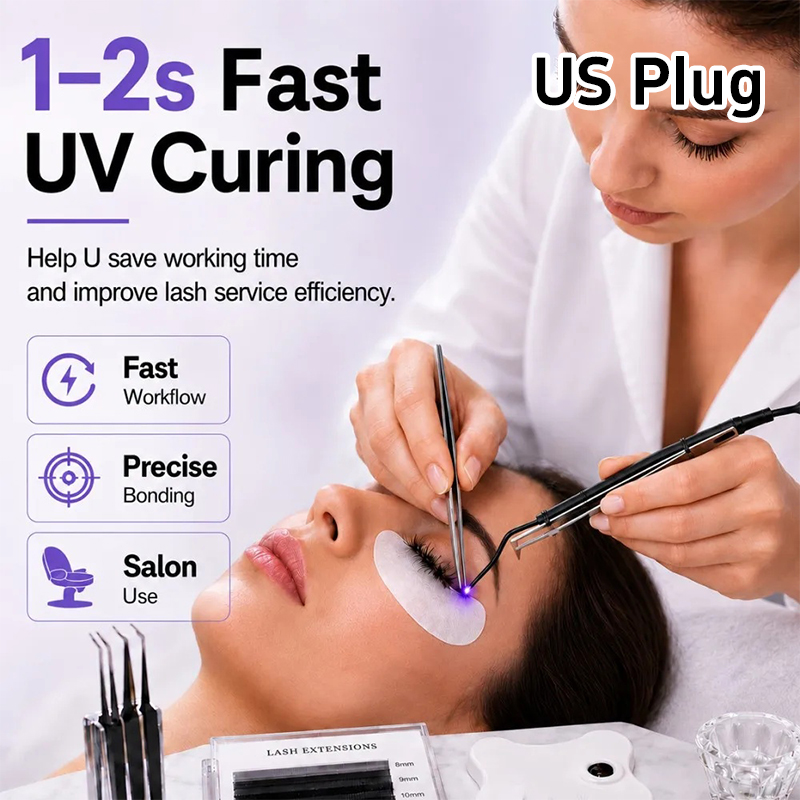 Eyelash Extension Examples - Mini Lampada UV per Ciglia con