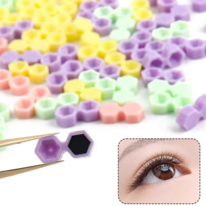 Eyelash Extension Examples - Contenitori per Colla Ciglia a Doppio