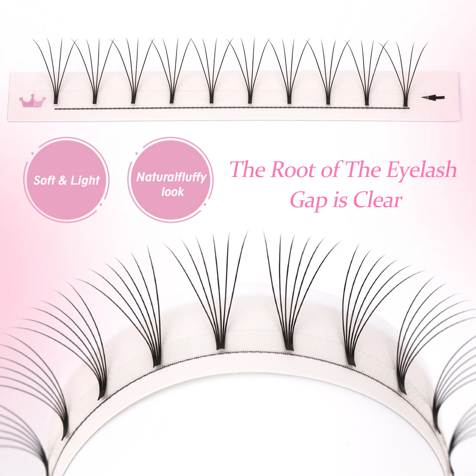 AGUUD Morbido Naturale Premade - Eyelash Extension Examples recensione e prezzo
