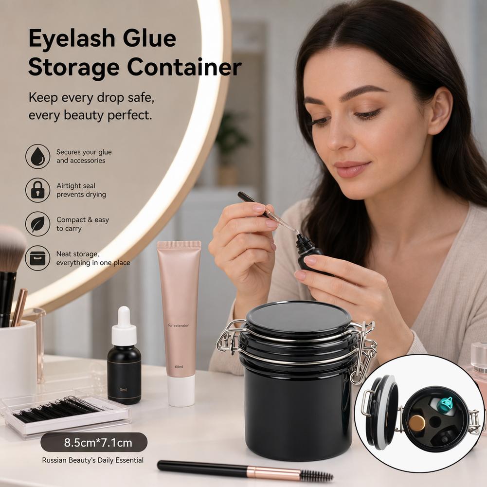 Contenitore Ermetico per Colla - Eyelash Extension Examples recensione e prezzo