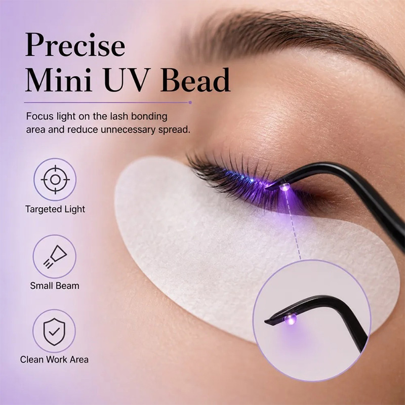 Mini Lampada UV per Ciglia con - Eyelash Extension Examples recensione e prezzo